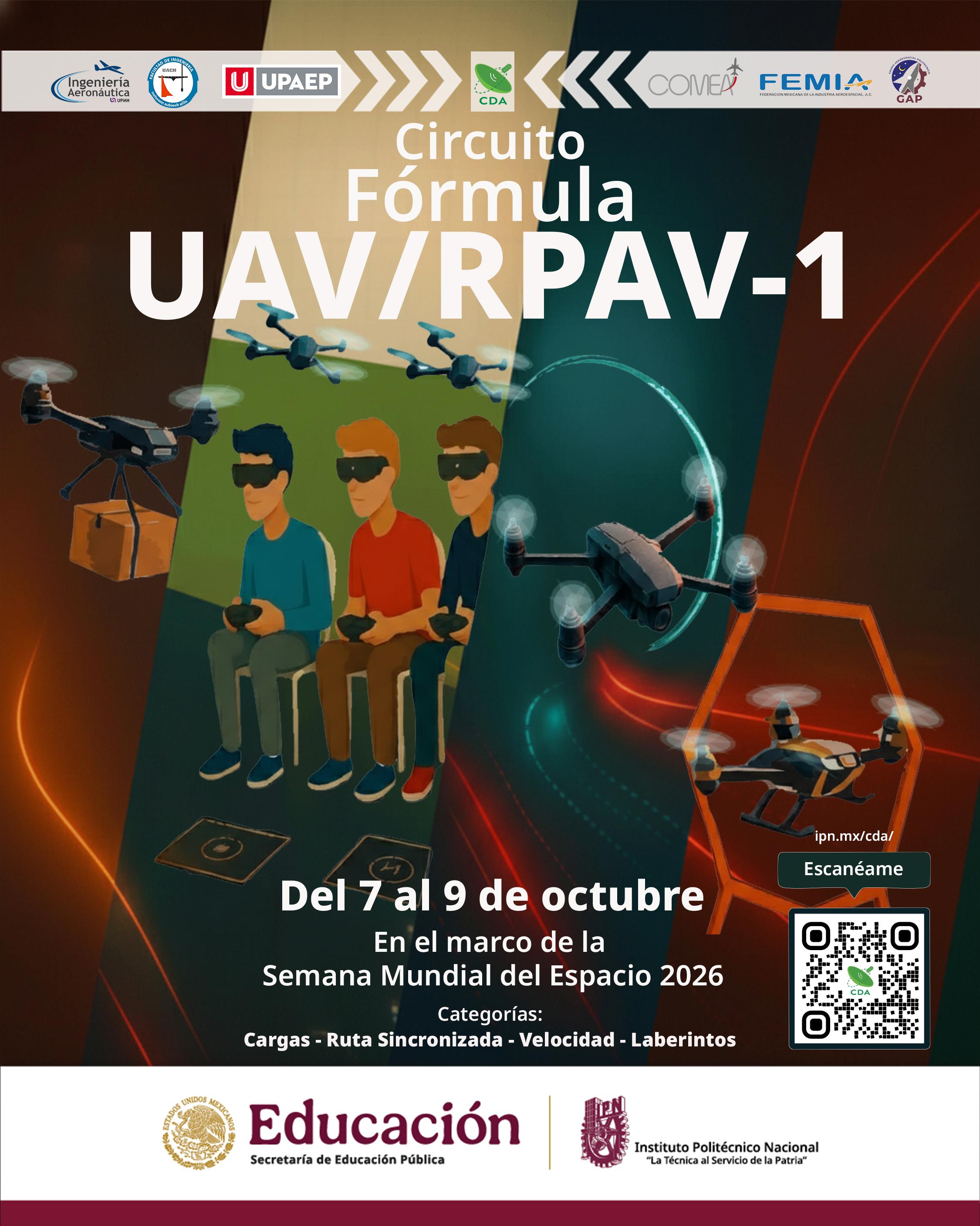 AV/RPAV-1 durante la Semana Mundial del Espacio 2026
