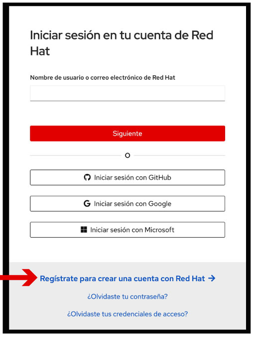 cuenta red hat