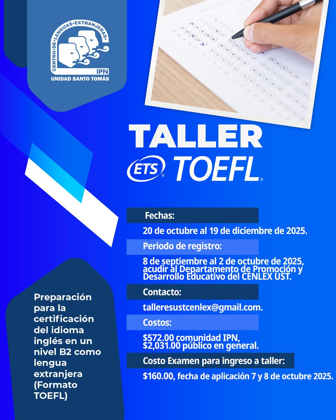 Taller TOEFL
