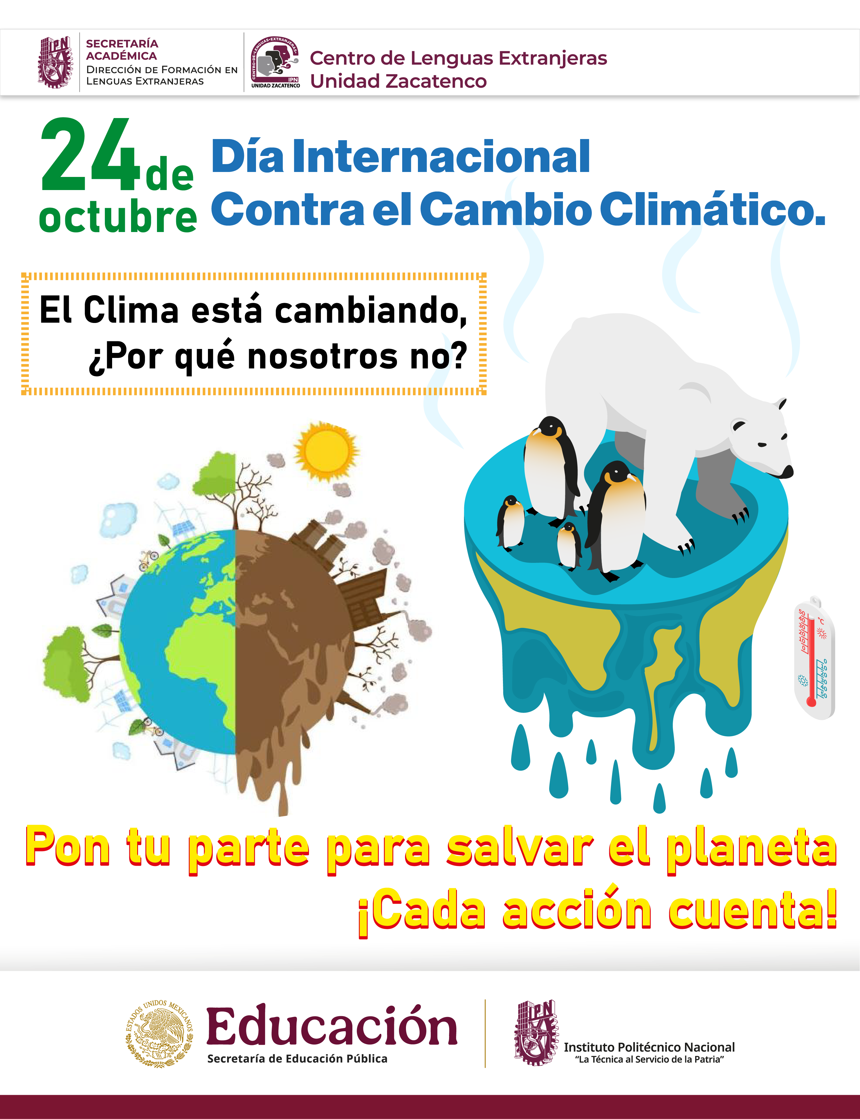 Día Internacional Contra el Cambio Climático