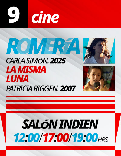 Cine en El Queso, Martes 9 de diciembre de 2025