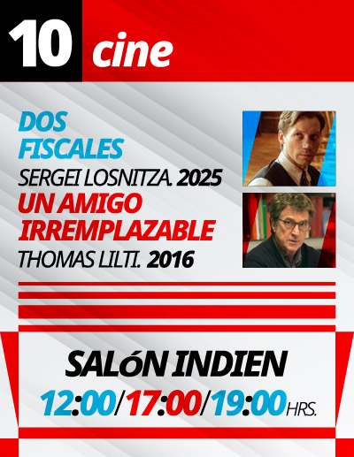 Cine en El Queso, Miércoles 10 de diciembre de 2025