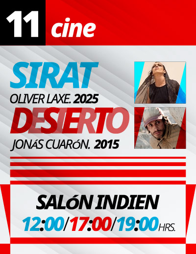 Cine en El Queso, Jueves 11 de diciembre de 2025