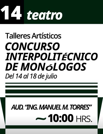 Más Cultura IPN, Lunes 14 de julio de 2025