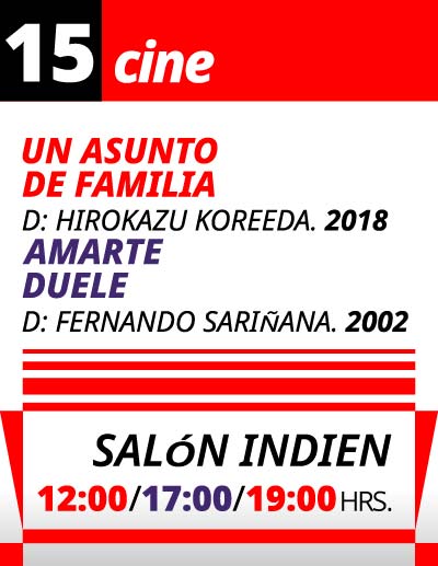 Cine en El Queso, Martes 15 de julio de 2025