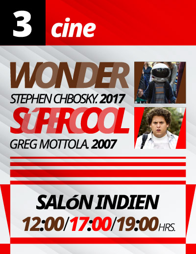 Cine en El Queso, Lunes 3 de noviembre de 2025