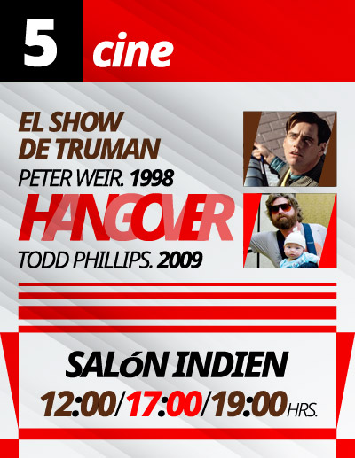 Cine en El Queso, Miércoles 5 de noviembre de 2025