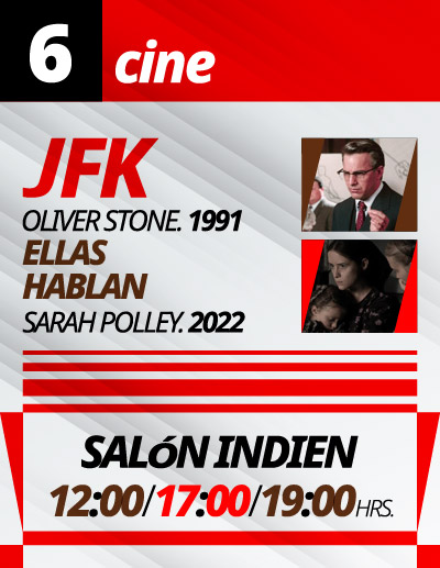 Cine en El Queso, Jueves 6 de noviembre de 2025