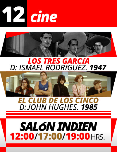 Cine en El Queso, Viernes 12 de septiembre de 2025