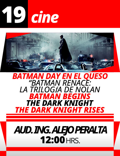 Cine en El Queso, Viernes 19 de septiembre de 2025