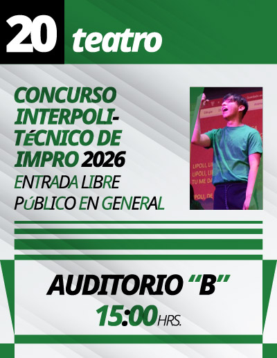 Más Cultura el IPN, Jueves 20 de agosto de 2026