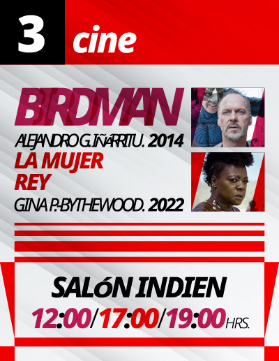 Cine en El Queso, Martes 3 de marzo de 2026
