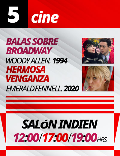 Cine en El Queso, Jueves 5 de marzo de 2026