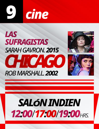 Cine en El Queso, Lunes 9 de marzo de 2026