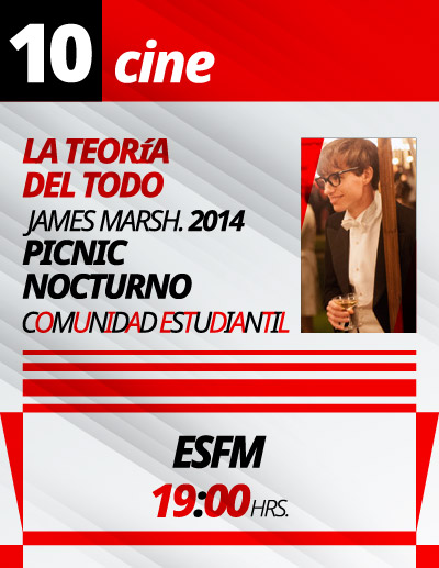 Cine en El Queso, Martes 10 de marzo de 2026