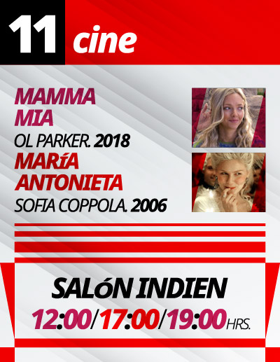 Cine en El Queso, Miércoles 11 de marzo de 2026