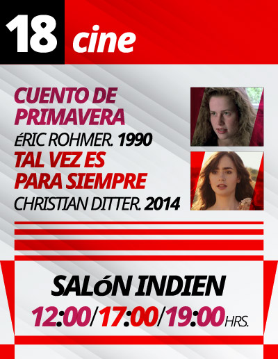 Cine en El Queso, Miércoles 18 de marzo de 2026