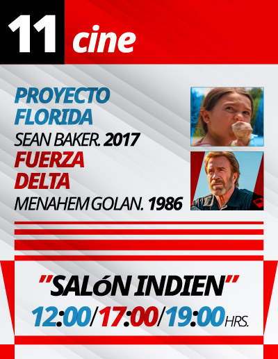 Cine en El Queso, Lunes 11 de mayo de 2026