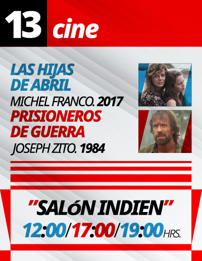 Cine en El Queso, Miércoles 13 de mayo de 2026
