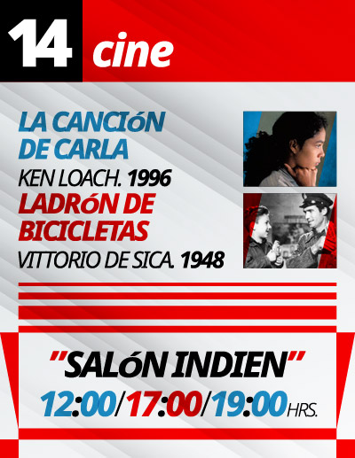 Cine en El Queso, Jueves 14 de mayo de 2026