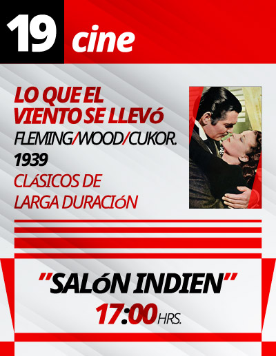 Cine en El Queso, Martes 19 de mayo de 2026
