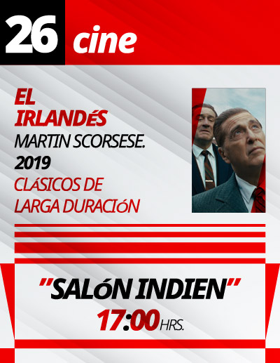 Cine en el Queso, Martes 26 de mayo de 2026