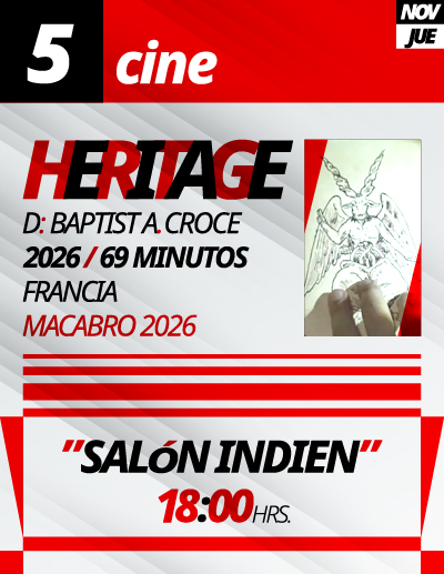Cine Gratuito en el IPN, Jueves 5 de noviembre de 2026