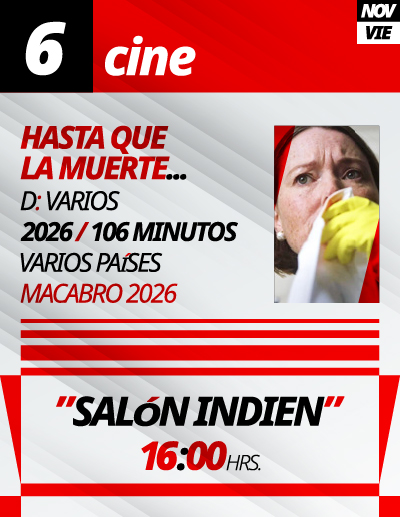 Cine Gratuito en el IPN, Viernes 6 de noviembre de 2026
