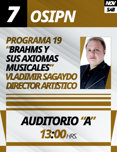 OSIPN, Sábado 7 de noviembre de 2026
