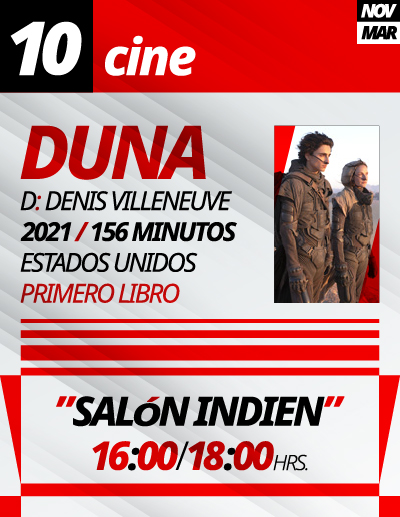 Cine Gratuito en el IPN, Martes 10 de noviembre de 2026