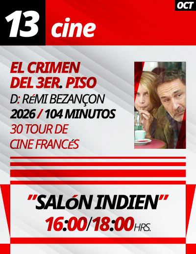 Cine Gratuito en el IPN, Martes 13 de octubre de 2026