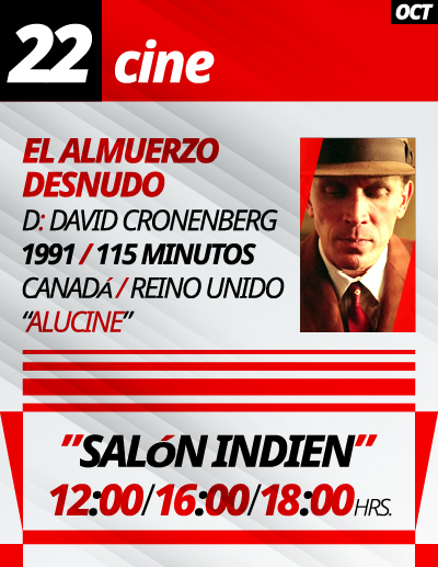 Cine Gratuito en el IPN, Jueves 22 de octubre de 2026