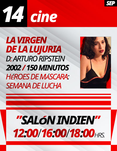 Cine Gratuito en el IPN, Lunes 14 de septiembre de 2026