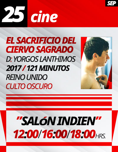 Cine Gratuito en el IPN, Viernes 25 de septiembre de 2026