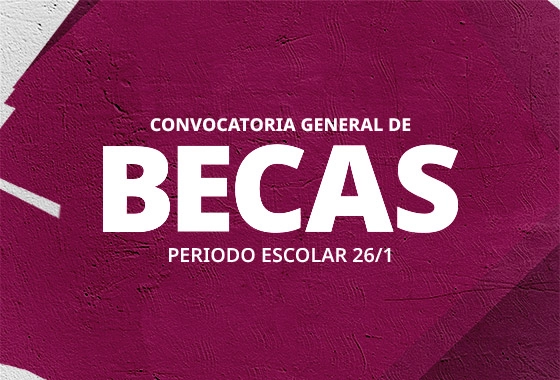 Convocatoria Becas General 26-1