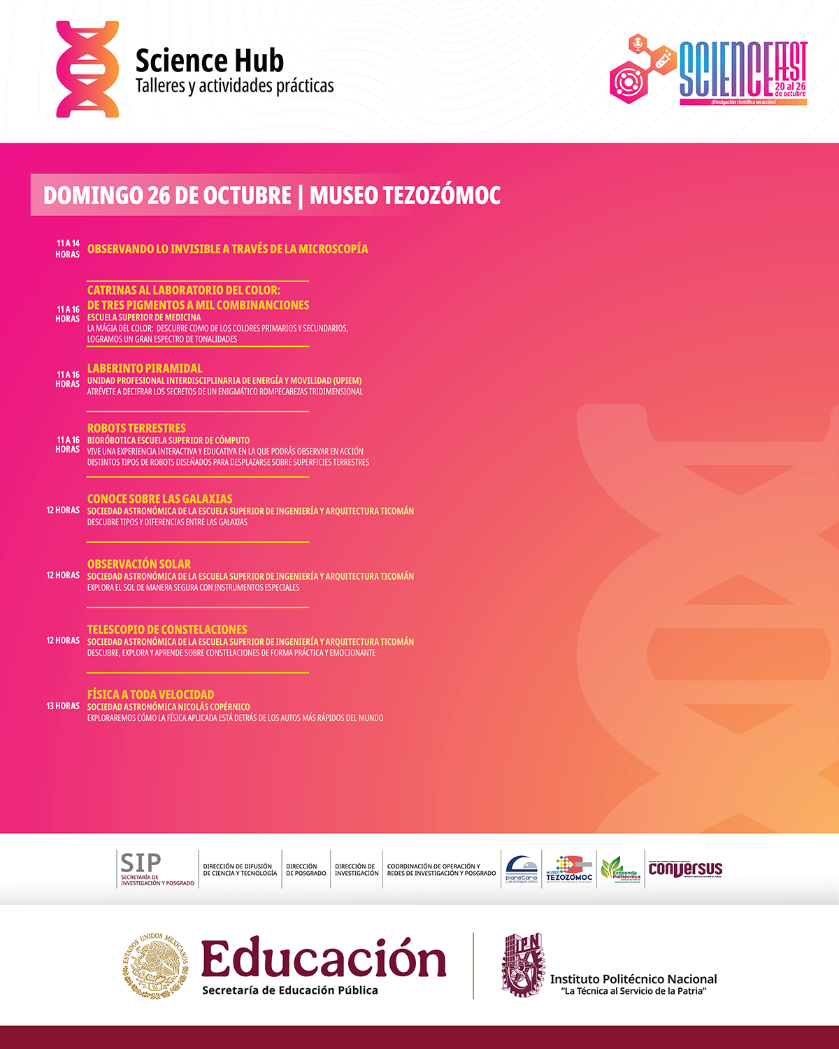 programa 26 de octubre museo