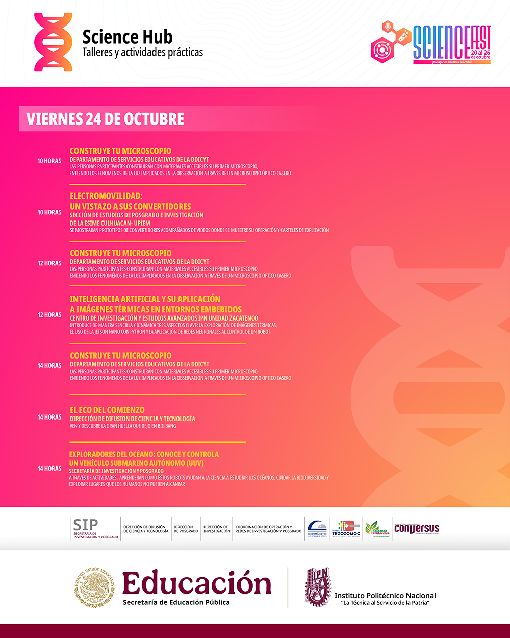 programa 24 de octubre