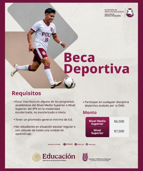 Convocatoria Beca Deportiva