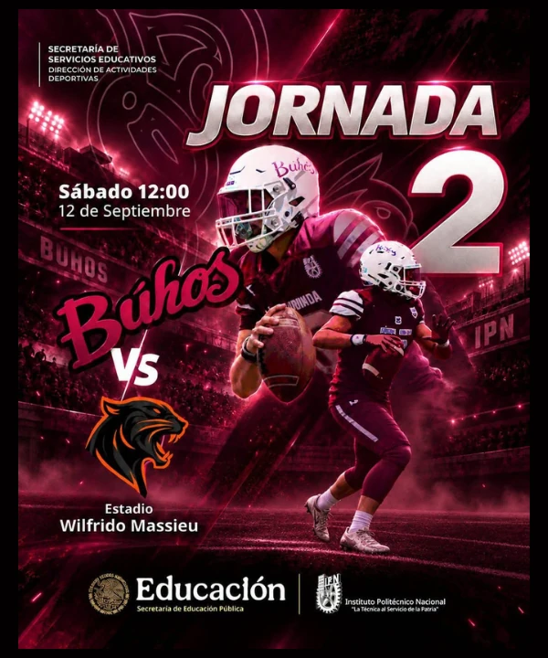 Jornada 2 Liga Mayor Búhos Guinda Vs. Panteras GES 21 