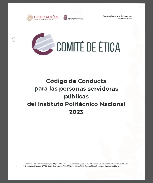 Código de Conducta FSP IPN