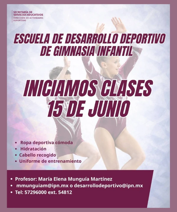 Escuela de desarrollo deportivo de Gimnasiaa