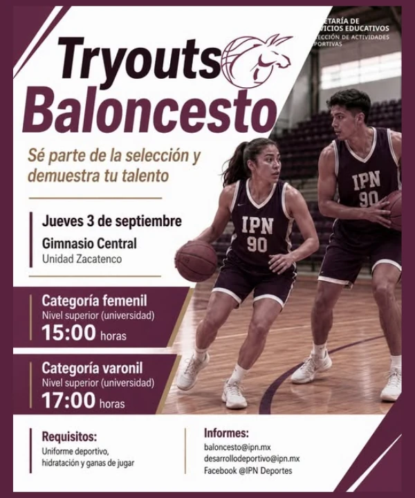 TryOuts Baloncesto