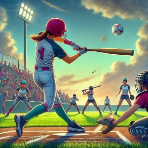 Ilustración sobre la disciplina de Softbol