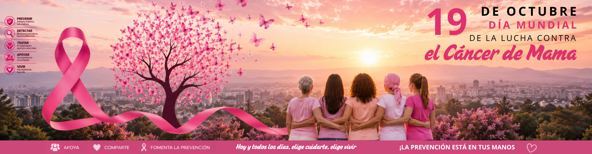 19 oct Día Mundia del la Lucha contra el Cáncer de Mama