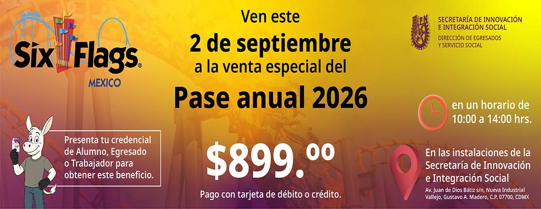 Pase anual Six Flags 2026