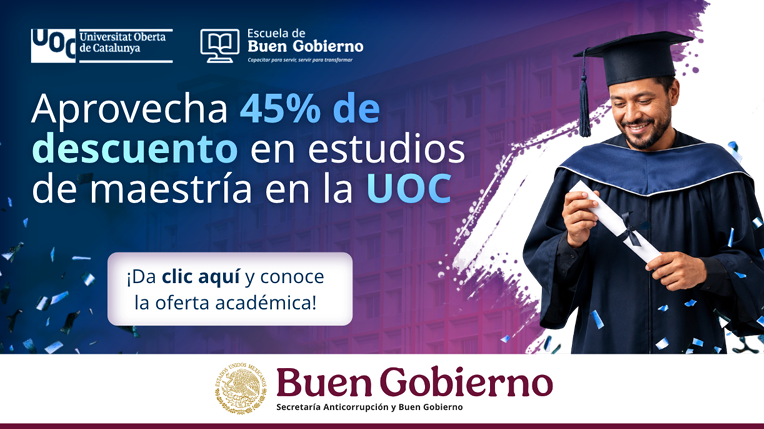 ¡Maestría en línea con 45% de descuento!