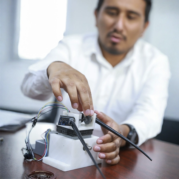A Robot Inspired by Cat Whiskers