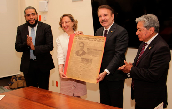 IPN refrenda colaboración con el AGN para digitalizar  archivos históricos