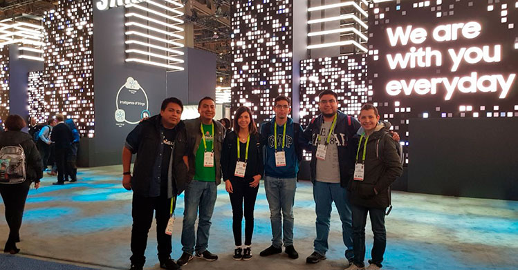 Politécnicos en el Consumer Electronics Show en Estados Unidos