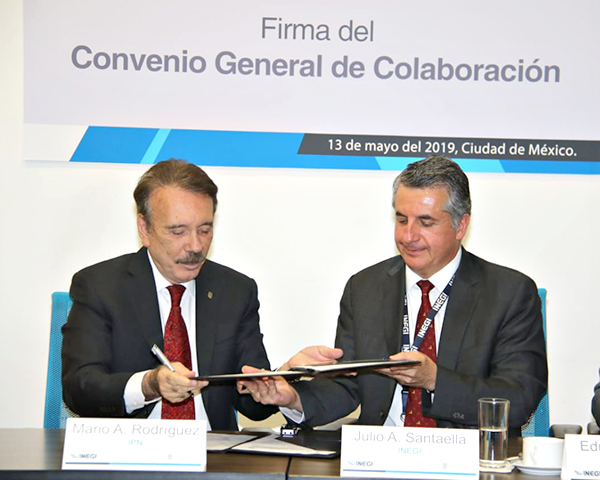 Refrendan IPN e INEGI alianza estratégica para vinculación profesional e investigación estadística y geográfica